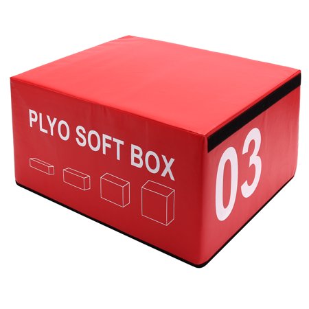 PROSPEC Plyometric Box Soft Foam 03 Red - Click Image to Close