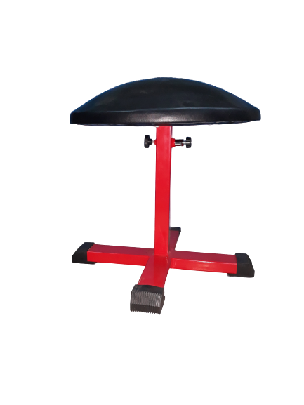 Mushroom Adjustable 50cm - 75cm Red Steel Base - Click Image to Close