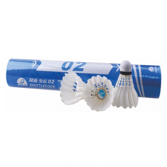 JINQUE 02 International Competition BD Shuttlecock Goose Feather - Click Image to Close
