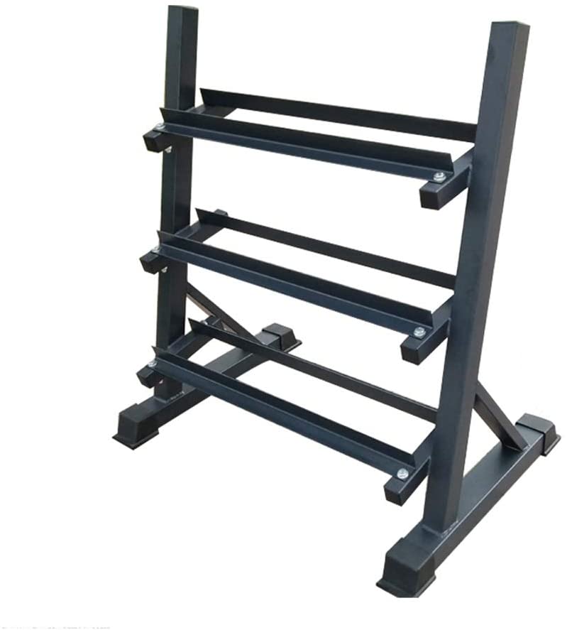 Dumbbell 3 Level Rack (Black) - Click Image to Close