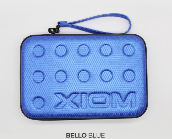 XIOM BELLO Hard Racket Case Blue - Click Image to Close
