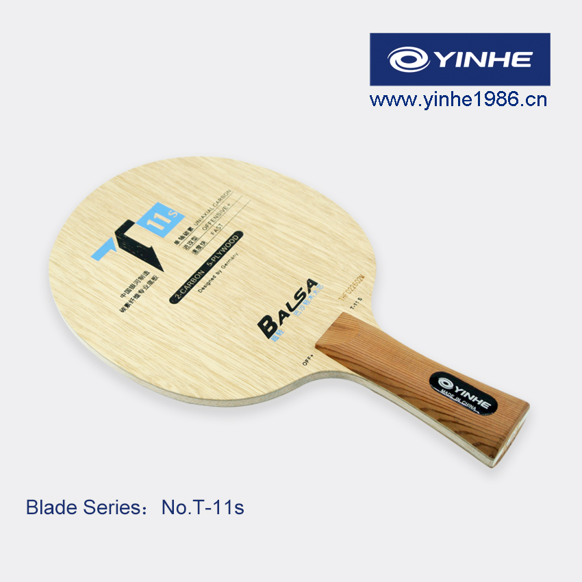 YINHE T-11S Balsa Carbon TT Blade Flared - Click Image to Close