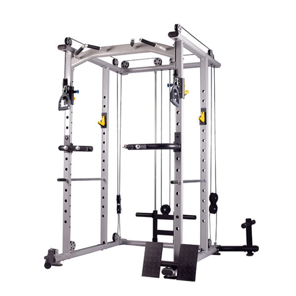 MULTI STATION FULL Squat Rack with Accessories - Click Image to Close