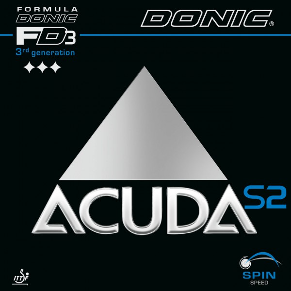 DONIC Acuda S2 Blue Rubber - Click Image to Close
