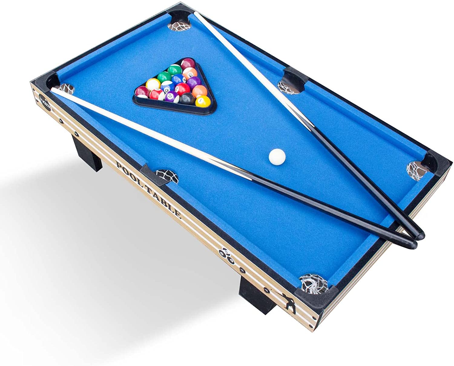 HAXTON Kids Billiard Table 36in x 20in x 8in Height - Click Image to Close