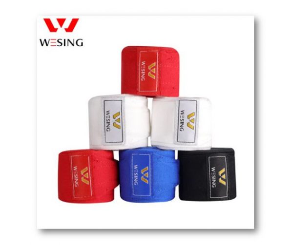WESING Hand Wrap Cotton 3M Red and Blue - Click Image to Close