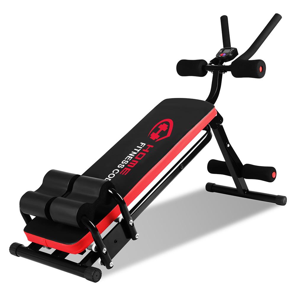 ABS Trainer with Bench and LCD Monitor for Abdominal Muscle Sit