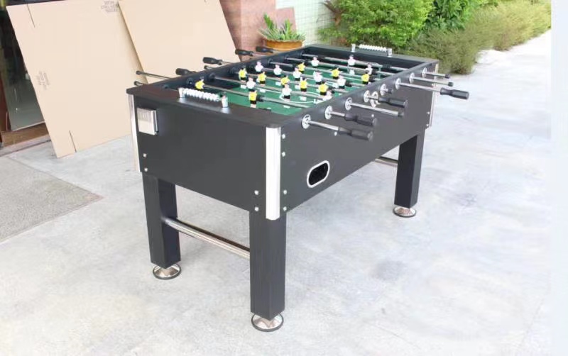 Foosball Football Table Ebony MDF 4.5ft 55" x 29.5" x 34.5"