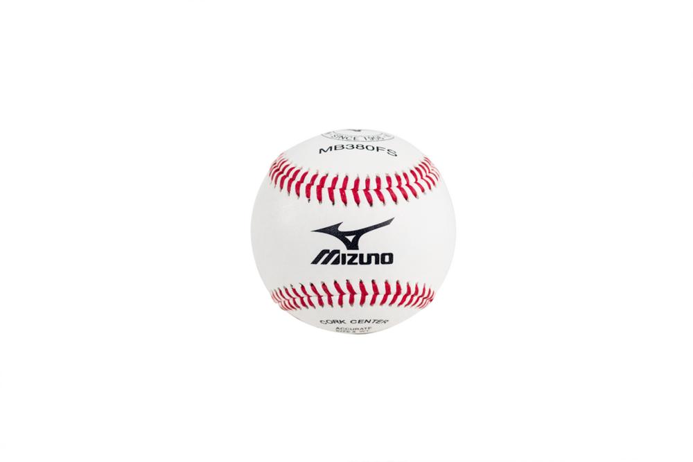 MIZUNO MB380FS Baseball Ball Flat Seam College