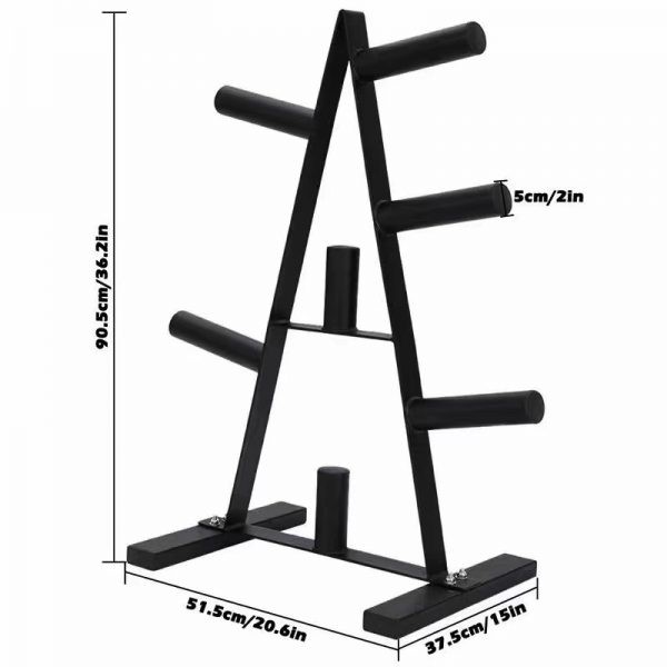 A-Frame Plate Tree Rack 7 Hanging Bar