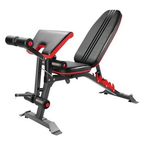 Utility Weight Bench with Curl Pad and Exercise Attachment