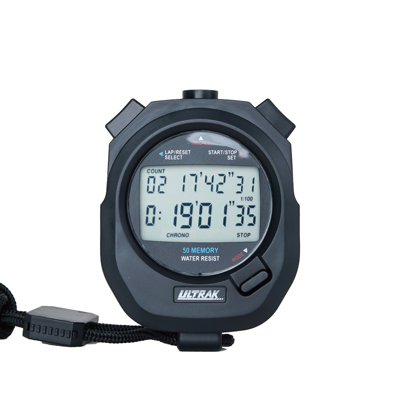 ULTRAK DIGITAL WATCH DTM64 Stopwatch 50 Memory