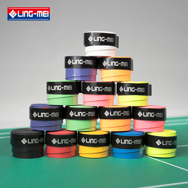 LING MEI BG1000S Colorful Grip Tape for Badminton Racket (piece)