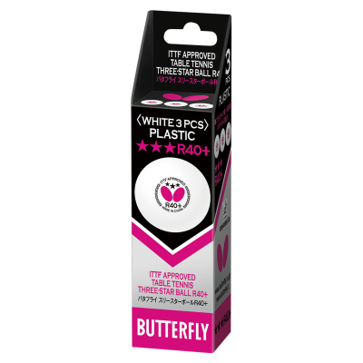 BUTTERFLY 3-STAR Ball R40+ Box of 3