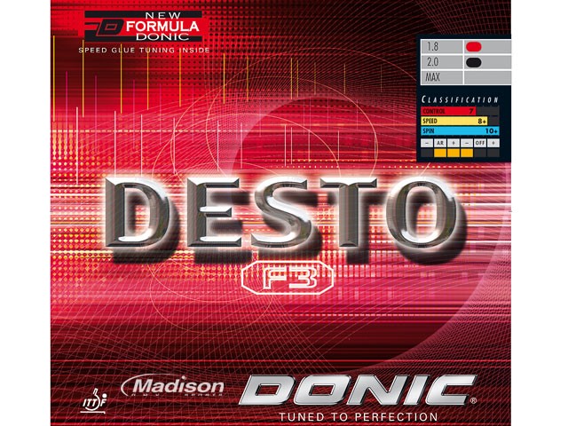 Donic Desto F3 Rubber