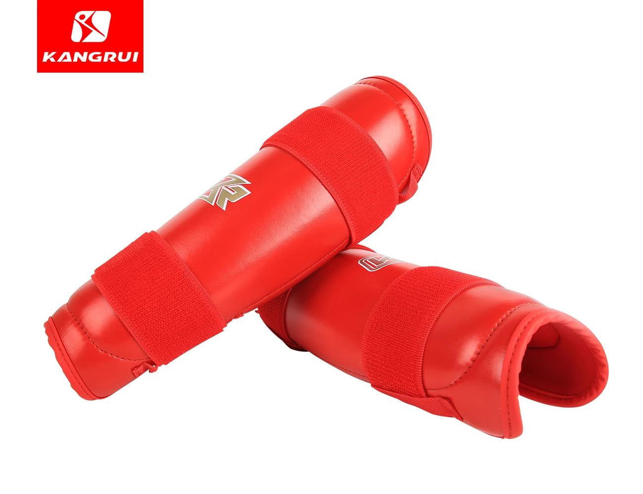 KANGRUI Wushu Shin Guard KS547 (Pair) RED