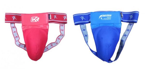 KANGRUI Wushu Groin Protector (Male) RED/BLUE